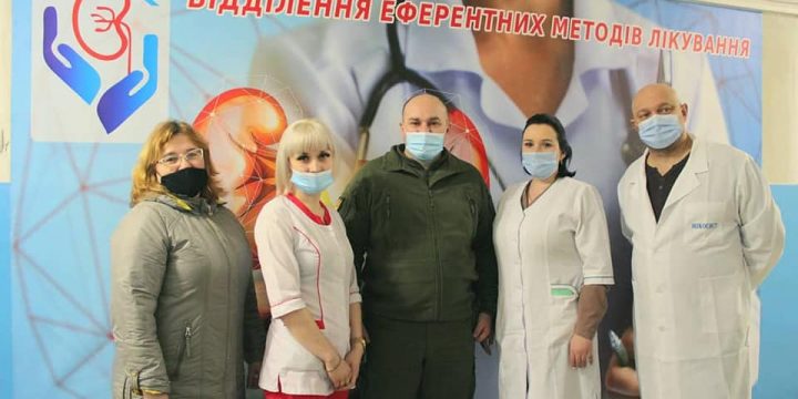 На базі КНП “Центральна міська лікарня” міста Торецьк відкрито нове відділення
