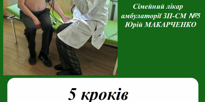 5 кроків до здоров’я чоловіків