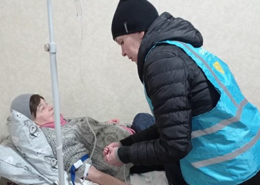 Мобільна бригада КНП «ЦПМСД» м. Торецька продовжує надавати первинну медичну допомогу