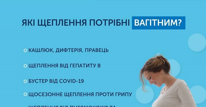 Які щеплення та коли має отримати жінка безпосередньо під час вагітності