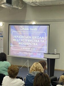 06.10.2023 року представники КНП «ЦПМСД» м. Торецька взяли участь в Українській школі медсестринства