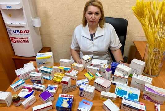 Штаби Торецької громади, отримали від благодійної організації «Благодійний фонд «Допомогти Україні» гуманітарну допомогу
