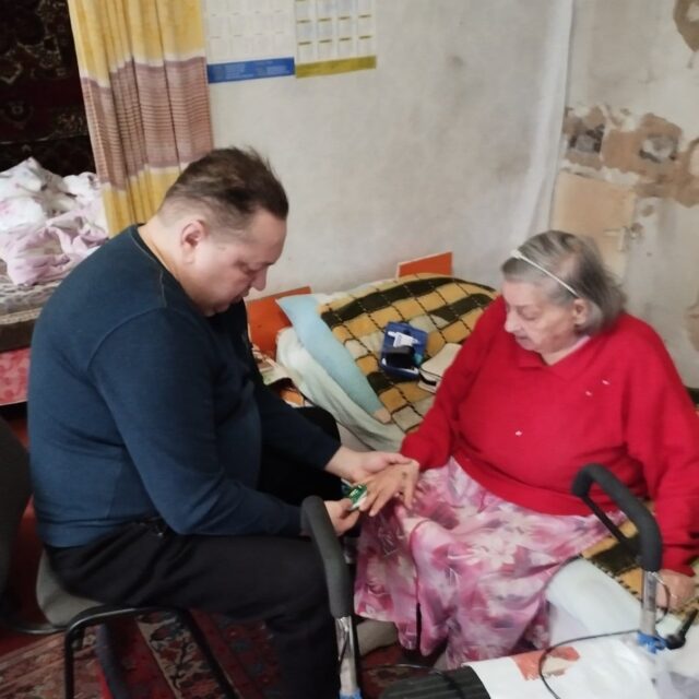 Продовжується робота паліативної команди Центру сімейної медицини міста Торецька