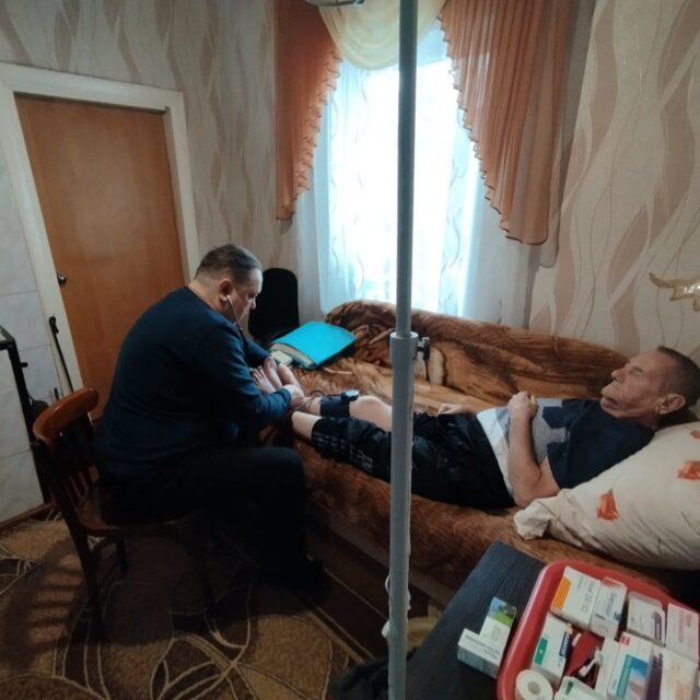 Продовжується робота паліативної команди Центру сімейної медицини міста Торецька