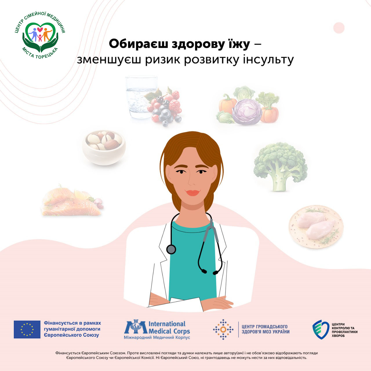 Корисні продукти для здоров’я твого мозку та профілактики інсульту