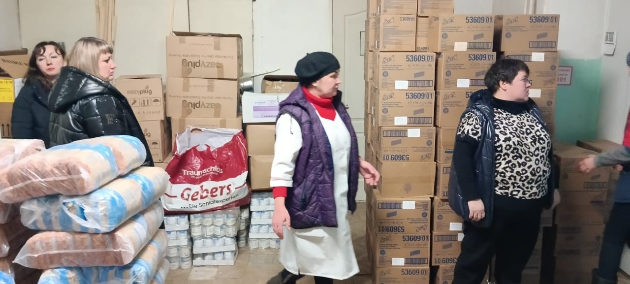 Отримали гуманітарну допомогу у вигляді продуктів харчування та лікарських засобів