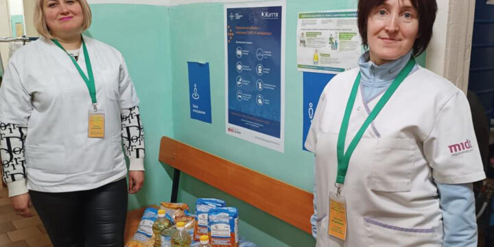 Отримали гуманітарну допомогу у вигляді продуктів харчування