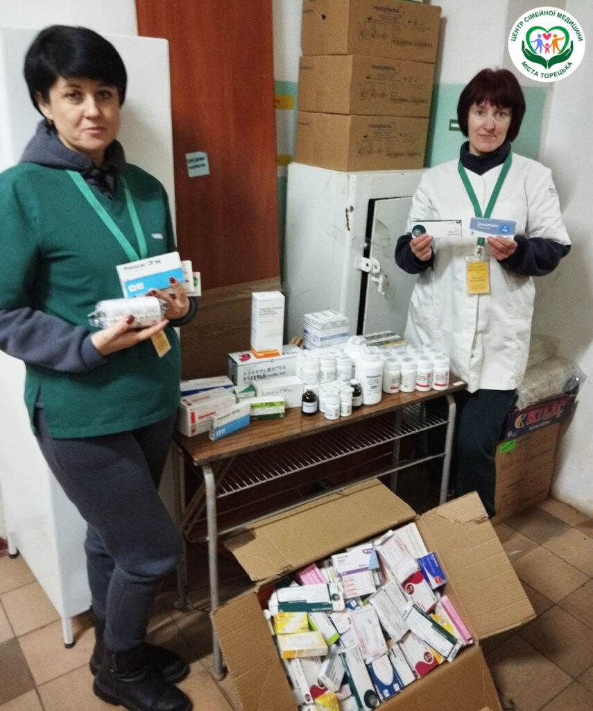 Отримали гуманітарну допомогу у вигляді лікарських засобів та виробів медичного призначення