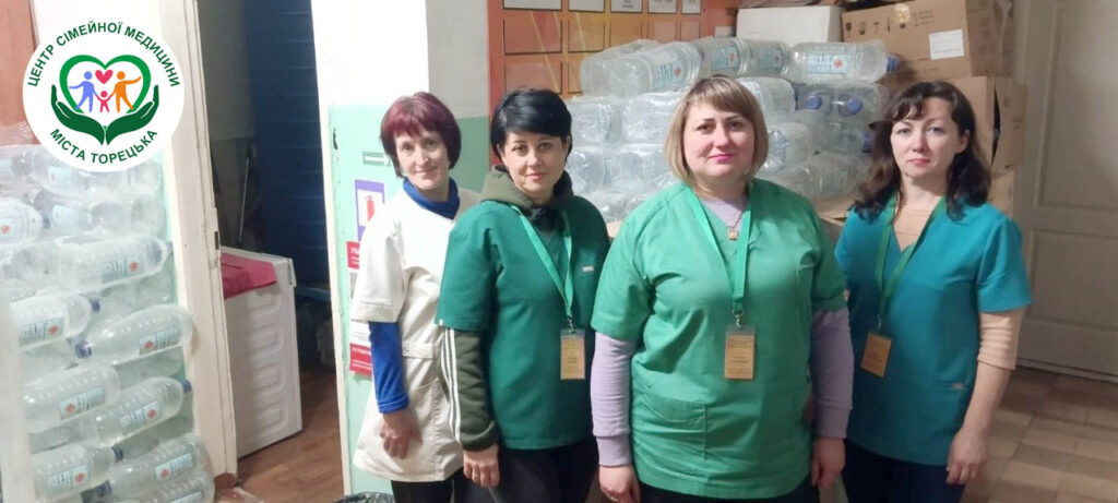 Отримали від гуманітарну допомогу у вигляді питної води