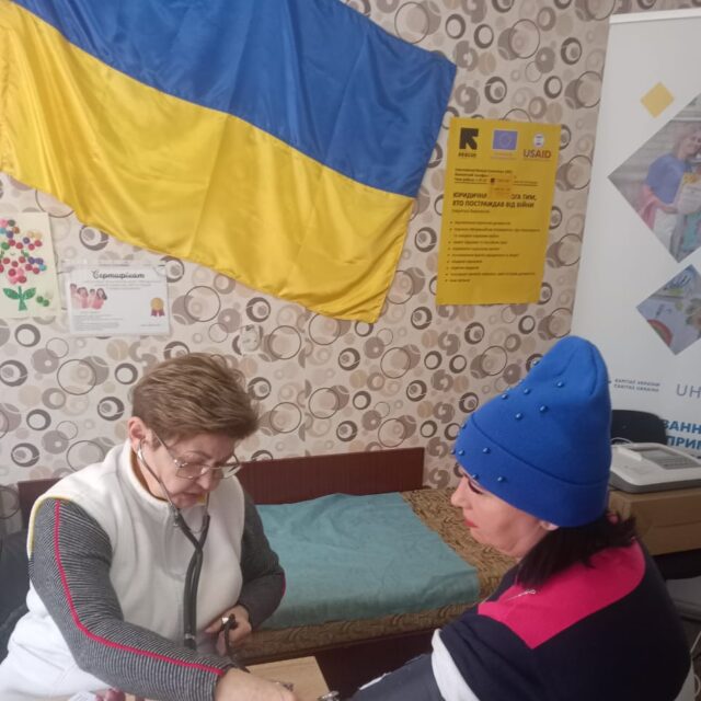 Продовжуємо надавати медичну допомогу внутрішньо переміщеним особам з Донецької області, які евакуювалися до міста Вільногірськ