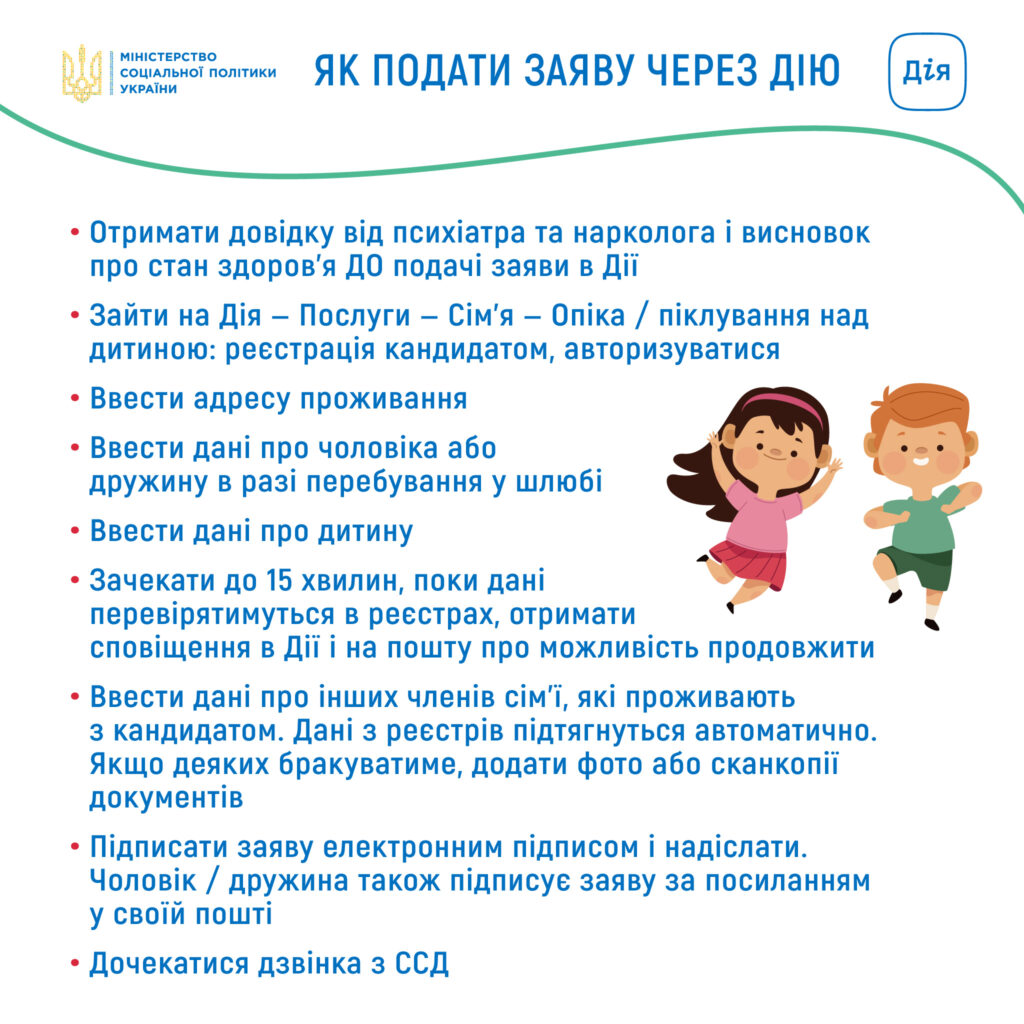 Як оформити опіку/піклування