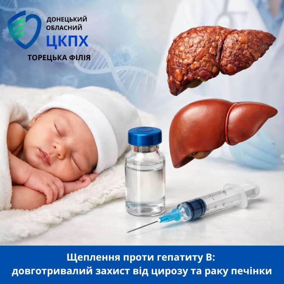 Щеплення проти гепатиту B: довготривалий захист від цирозу та раку печінки