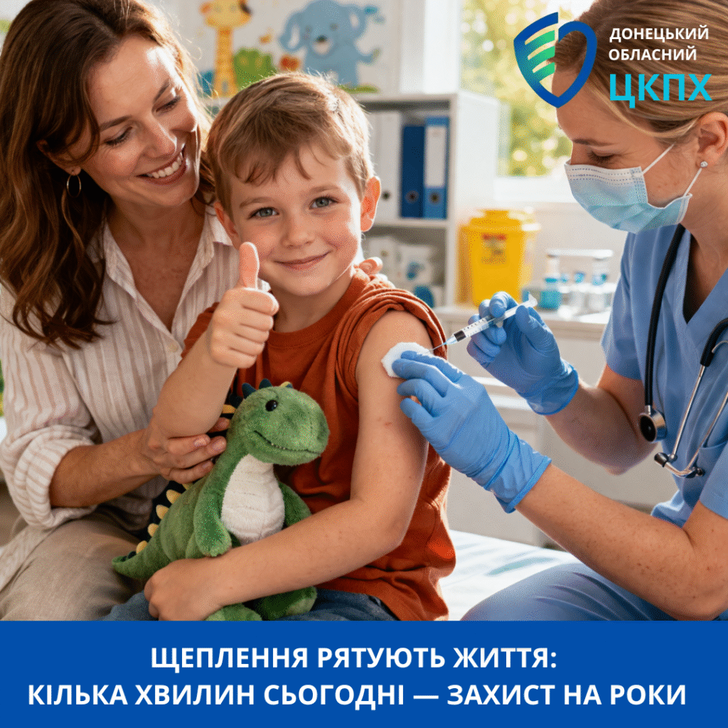 Щеплення рятують життя: кілька хвилин сьогодні — захист на роки