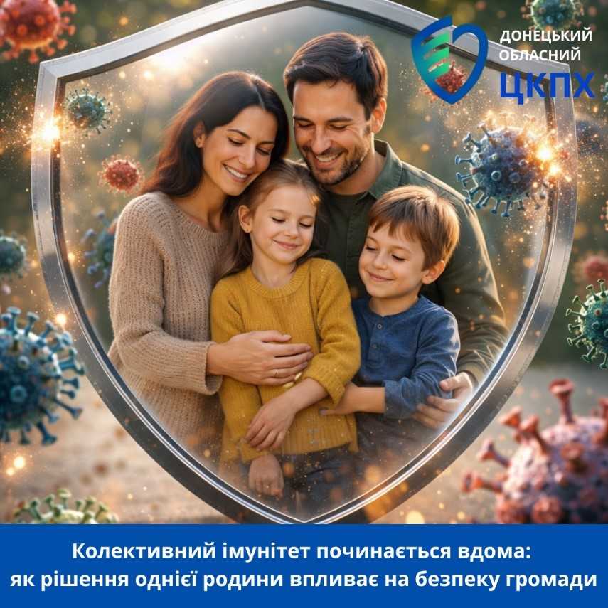 Колективний імунітет починається вдома: як рішення однієї родини впливає на безпеку громади